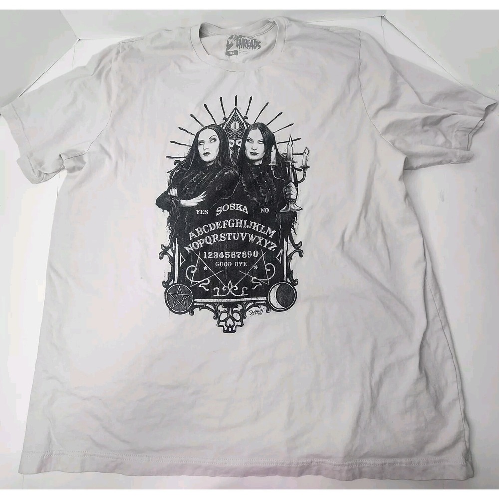 Soska Sisters Shirt Adult 3XL Gray Terror Threads Twisted Twins Horror T-Shirt